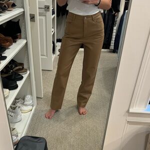 Aritzia leather pants